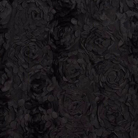 Le Chateau 3D Floral Knit LBD Cocktail Dress - Picture 6 of 8